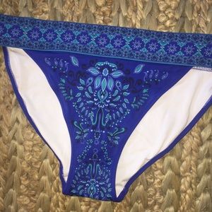 VS blue bikini bottoms